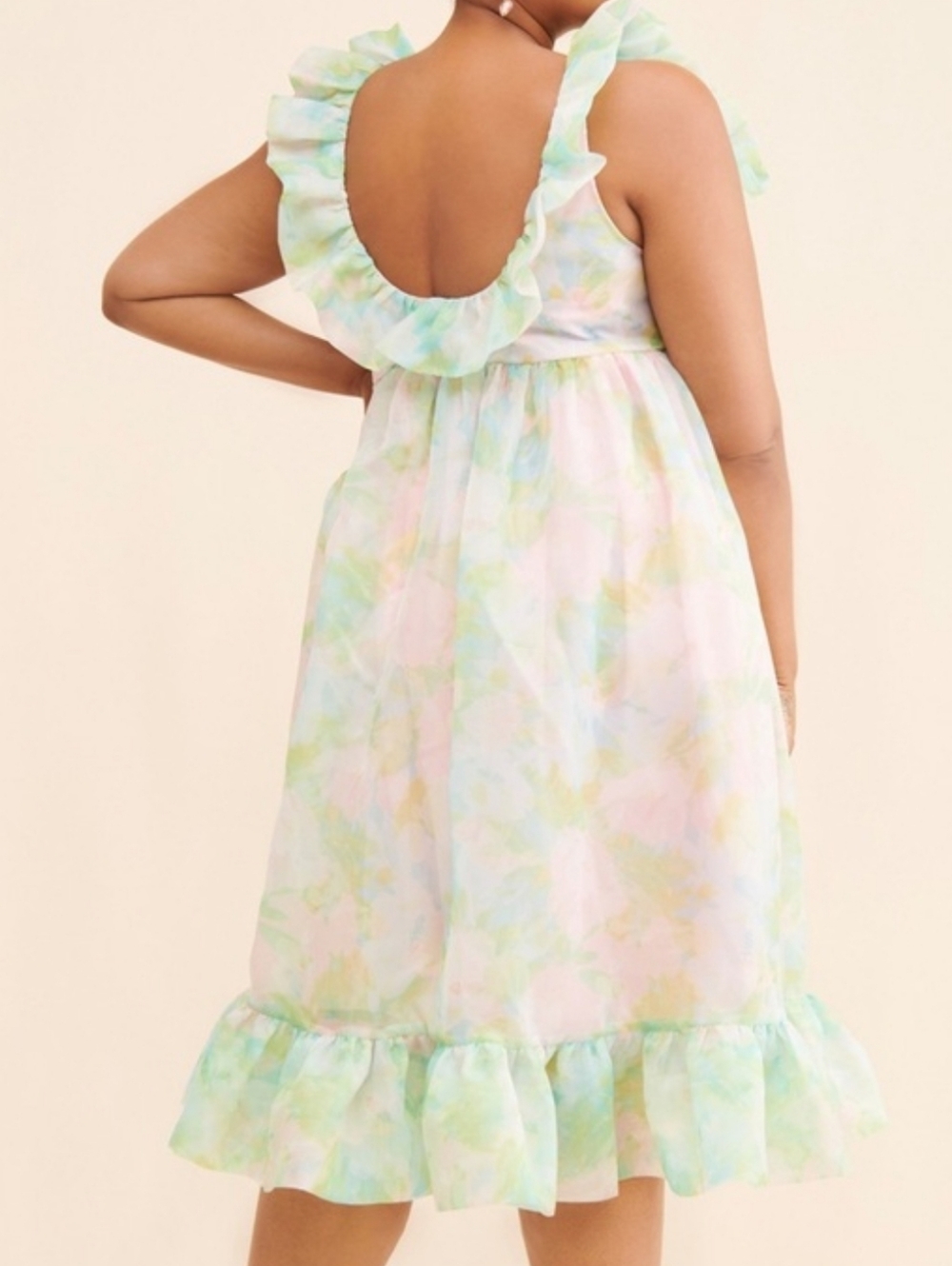 NWT SELKIE MAISON AMORY PASTEL PAINTS ROMANCE GOWN - Picture 3 of 8